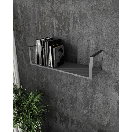 Полиця XS 28 Moreli Black|white 800 квадрат