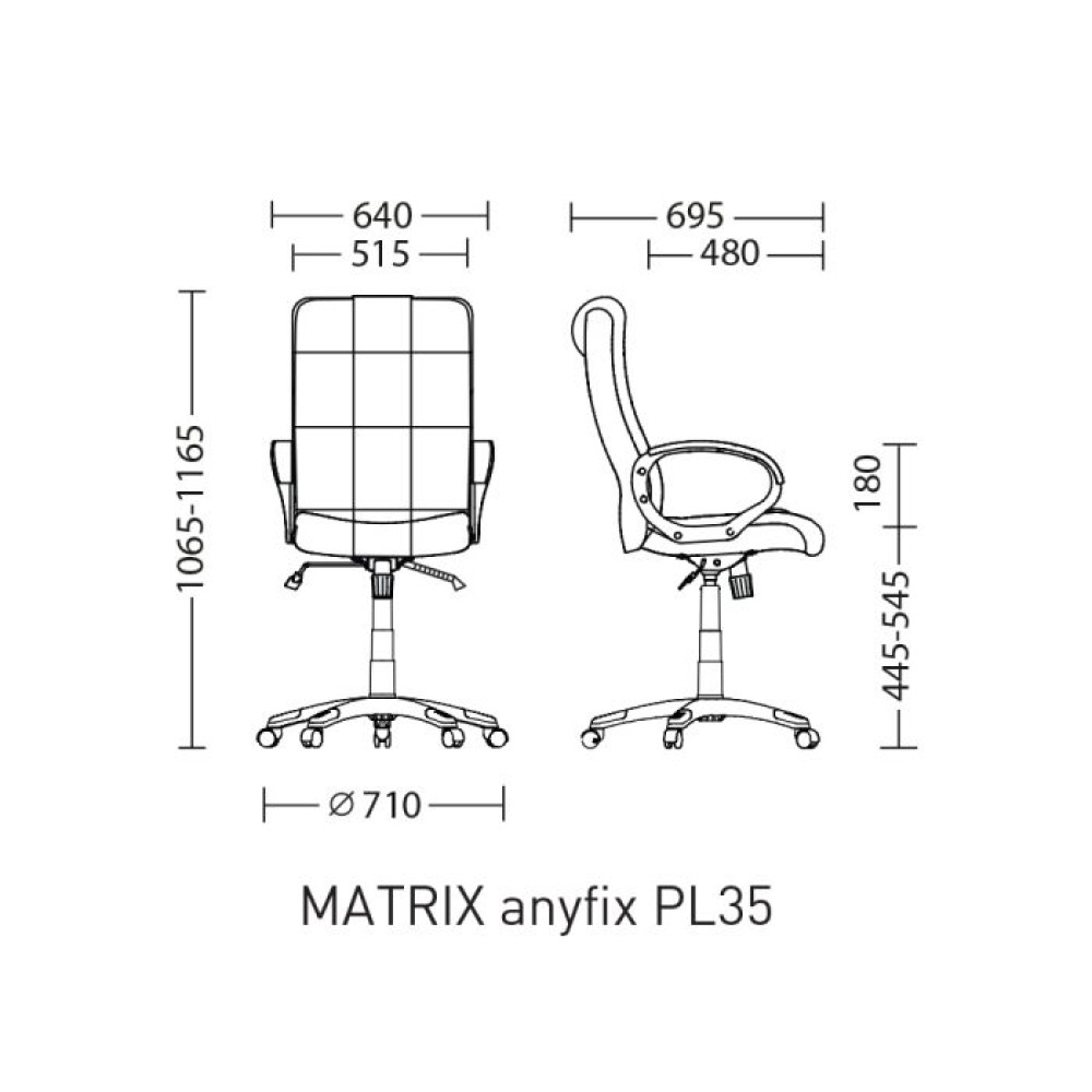 Офісне крісло MATRIX Anyfix PL35 Nowy Styl Офісне крісло MATRIX Anyfix PL35 Nowy Styl