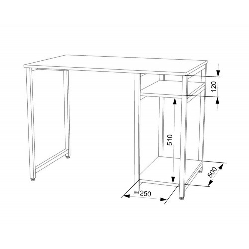Стол письменный FlashNika Loft СКЛ-1 120