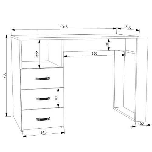 Компьютерный стол LEGA 62 FlashNika