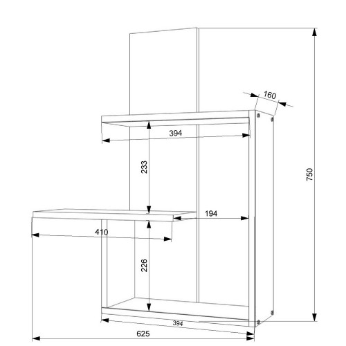 Подвесная полка S1 FlashNika