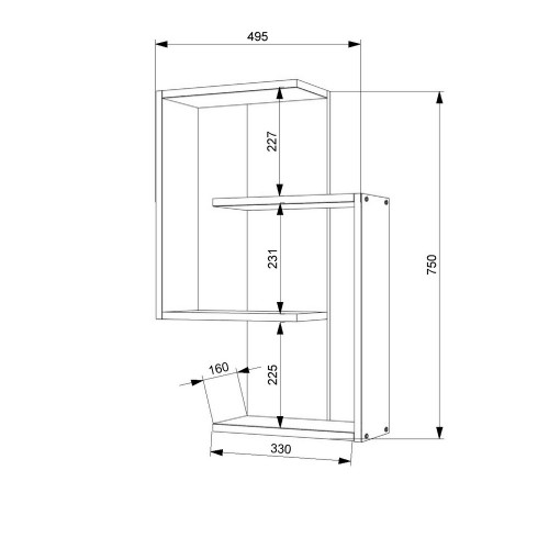 Подвесная полка S2 FlashNika