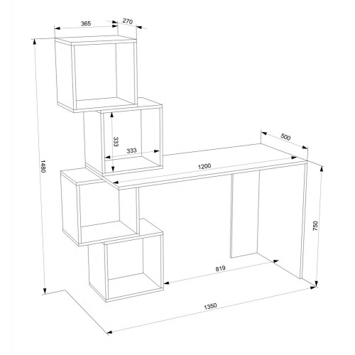 Компьютерный стол FlashNika LEGA 55