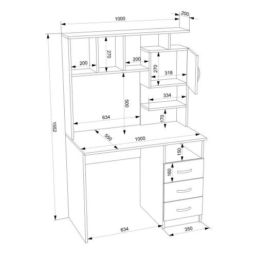Компьютерный стол FlashNika Микс 53