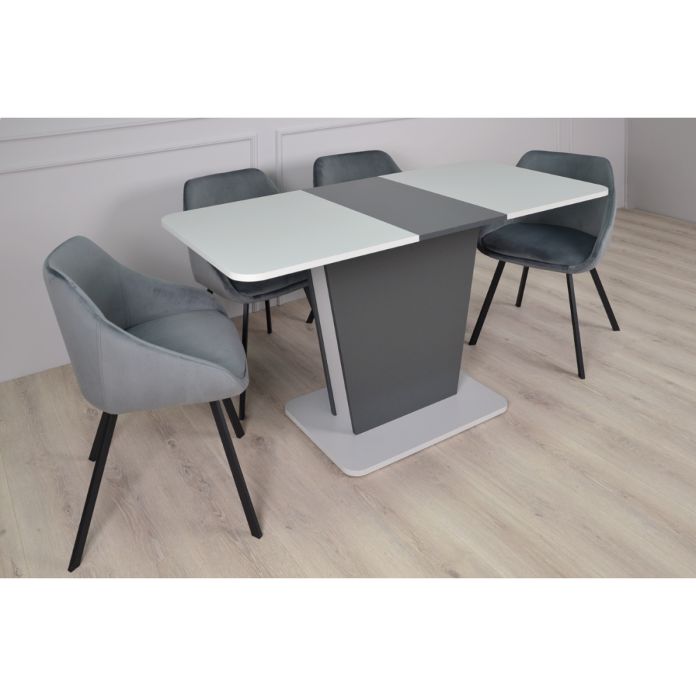 Cтіл COSMO GREY 145x68 графіт/камінь сірий Cтіл COSMO GREY 145x68 графіт/камінь сірий