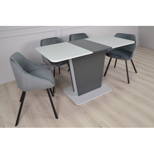 Cтіл COSMO GREY 145x68 графіт/камінь сірий Cтіл COSMO GREY 145x68 графіт/камінь сірий