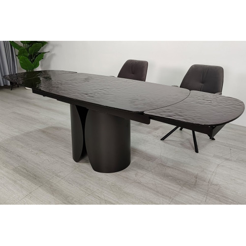 Стіл EDGAR 160(240)*90 бронзовий/коричневий