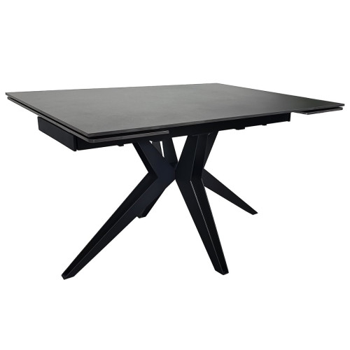 Стіл VINCENT CERAMIC 140(200)*90 графіт мат/чорний