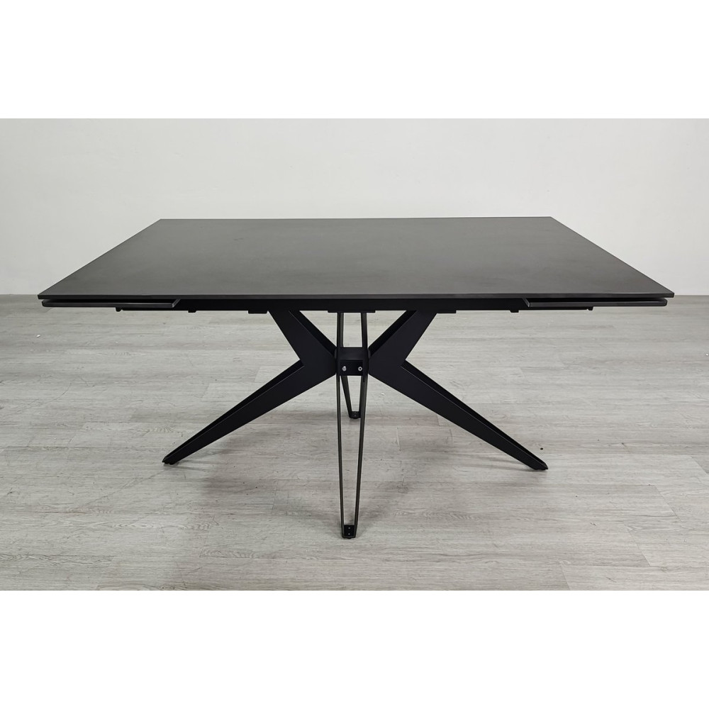 Стіл VINCENT CERAMIC 140(200)*90 графіт мат/чорний