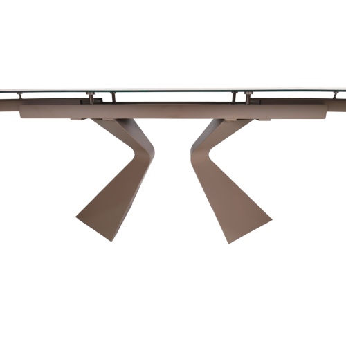 Стіл LAURA CERAMIC 160(240)*90 бежевий мат/бежевий