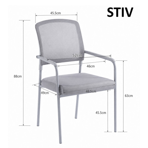 Стілець STIV чорний