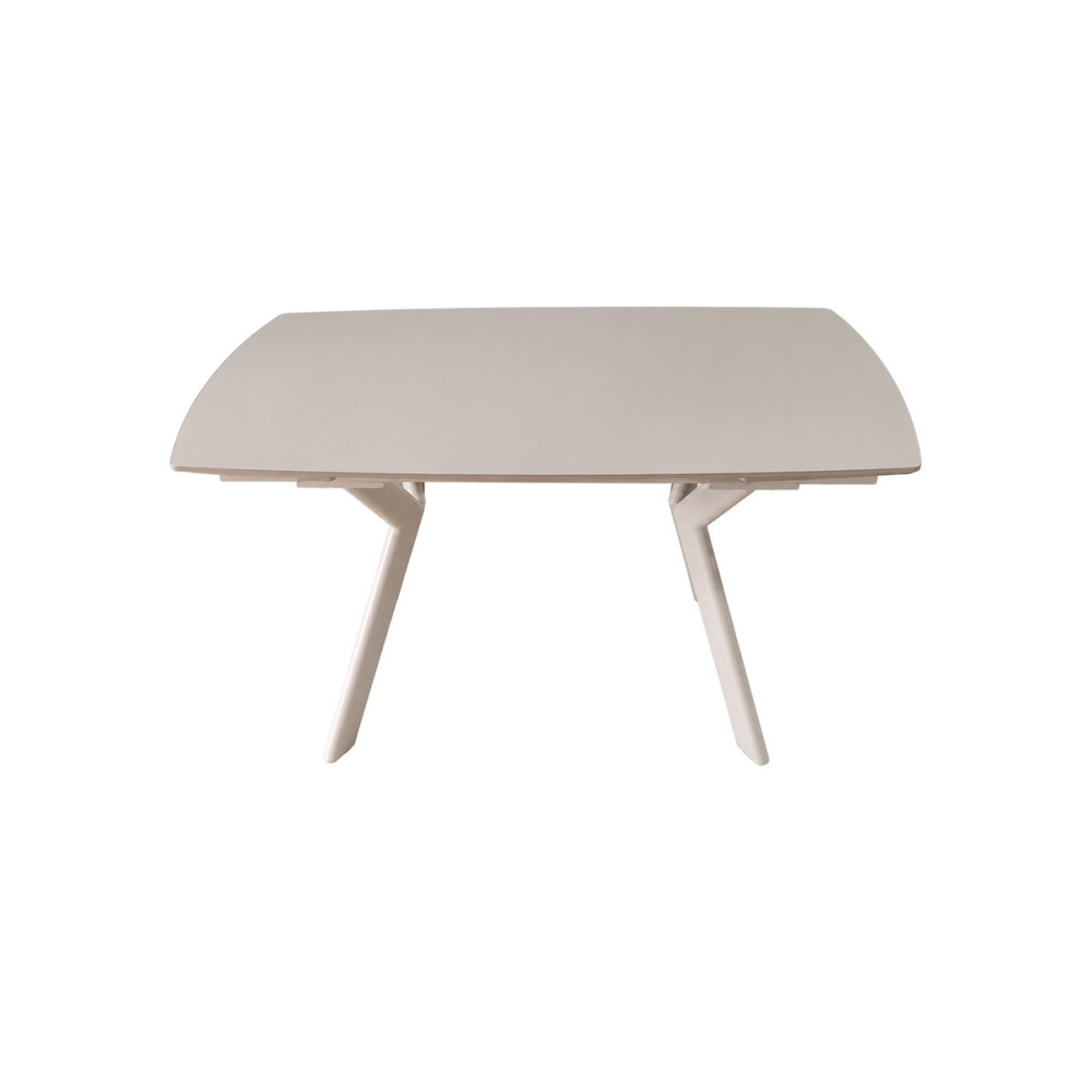 Стіл NOREEN CERAMIC 140(200)*80 білий/кашемір