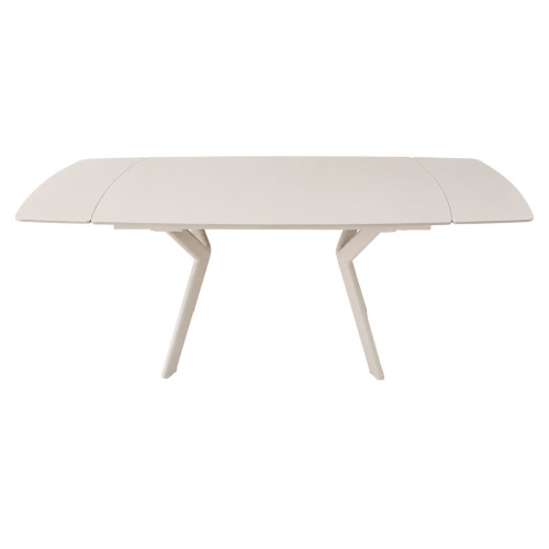 Стіл NOREEN CERAMIC 140(200)*80 білий/кашемір