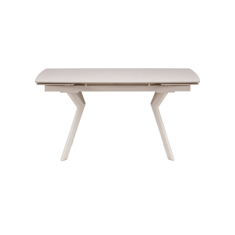 Стіл NOREEN CERAMIC 140(200)*80 білий/кашемір