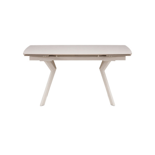 Стіл NOREEN CERAMIC 140(200)*80 білий/кашемір