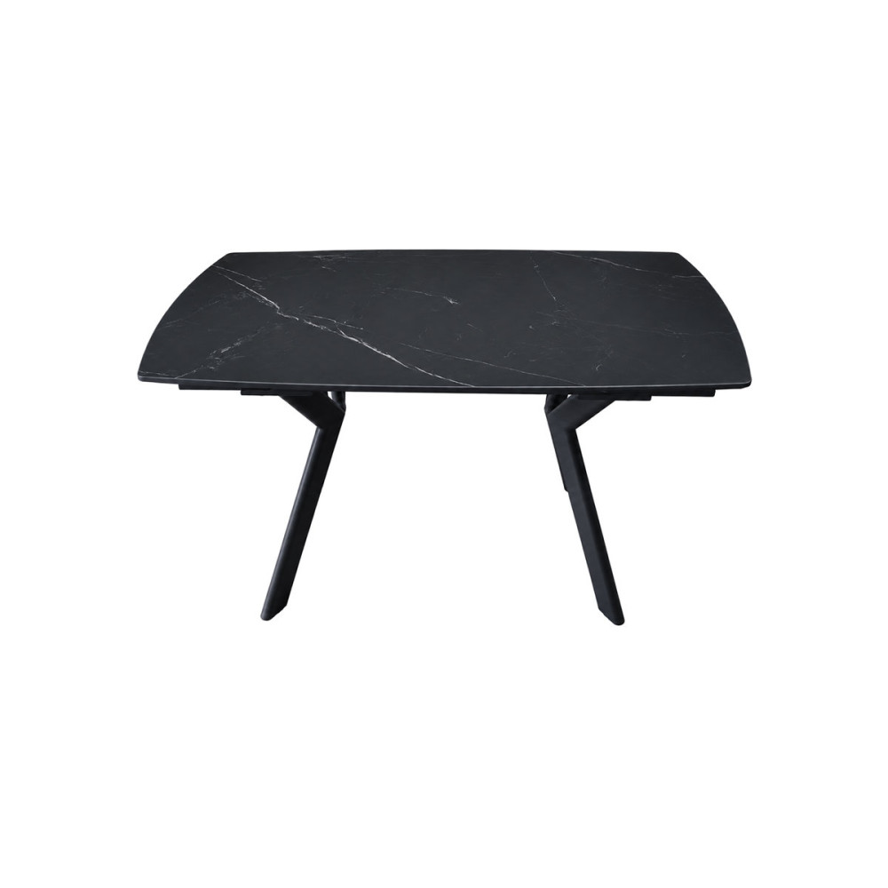 Стіл NOREEN CERAMIC 140(200)*80 чорний/чорний