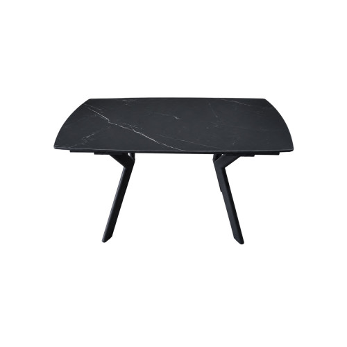 Стіл NOREEN CERAMIC 140(200)*80 чорний/чорний