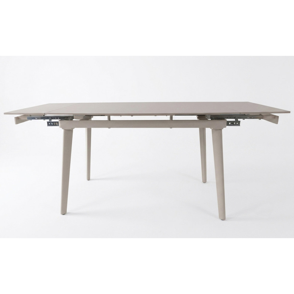 Стіл LORIAN CERAMIC 120(180)*80 білий/кашемір