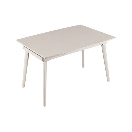 Стіл LORIAN CERAMIC 120(180)*80 білий/кашемір
