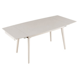 Стіл LORIAN CERAMIC 120(180)*80 білий/кашемір