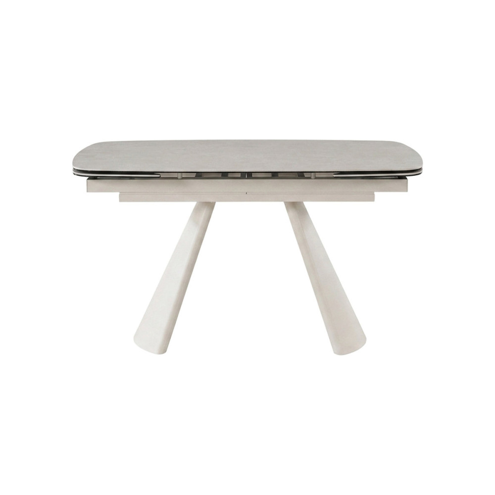 Стіл BROOKLYN CERAMIC 140(200)*80 сірий мат/кашемір