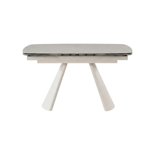 Стіл BROOKLYN CERAMIC 140(200)*80 сірий мат/кашемір