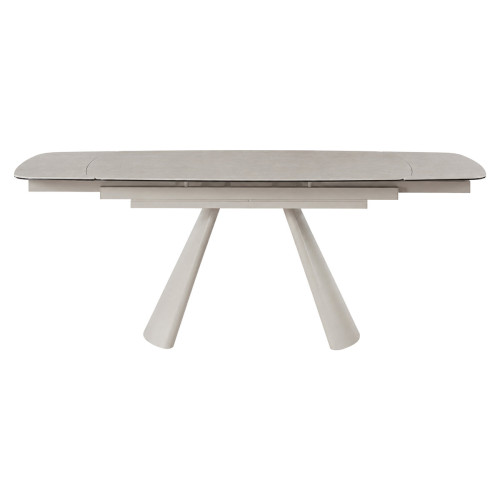Стіл BROOKLYN CERAMIC 140(200)*80 сірий мат/кашемір