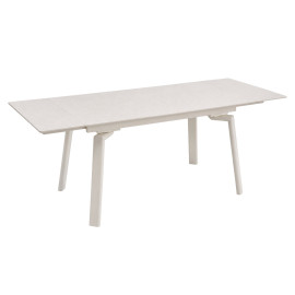 Стіл BELFORD CERAMIC 140(200)*80 білий/кашемір