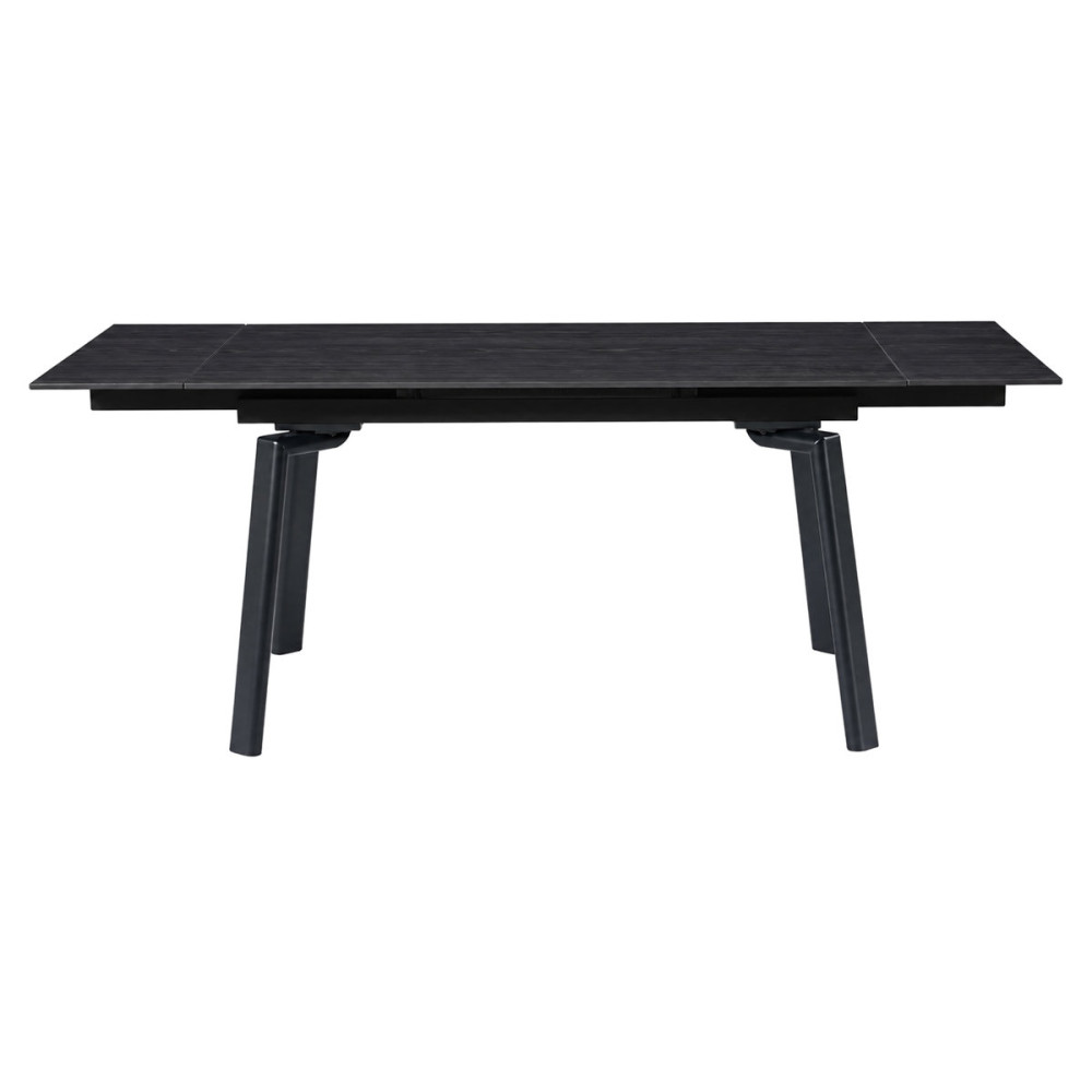 Стіл BELFORD CERAMIC 140(200)*80 чорний горіх/чорний
