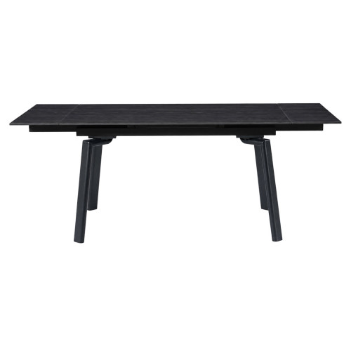 Стіл BELFORD CERAMIC 140(200)*80 чорний горіх/чорний