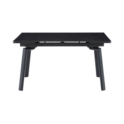 Стіл BELFORD CERAMIC 140(200)*80 чорний горіх/чорний