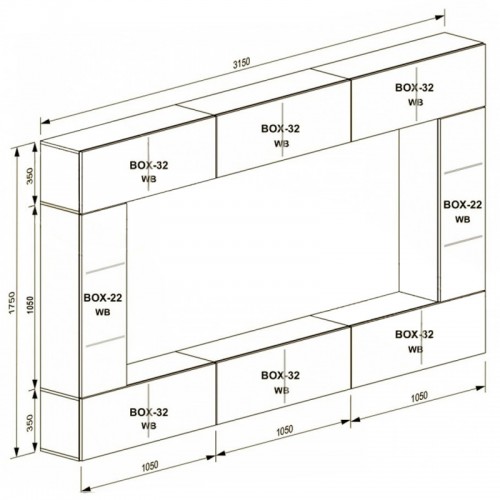 Вітальня Miromark BOX F2