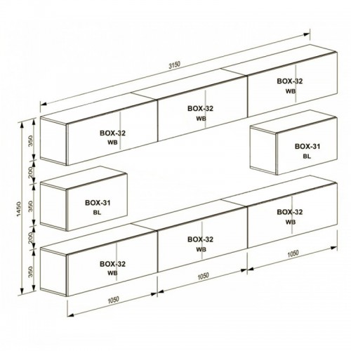 Вітальня Miromark BOX F3