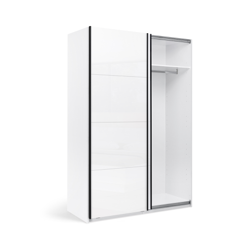 ШАФА-КУПЕ Міла Miromark 1,5х2,1м (*Двері Глянець Білий*)
