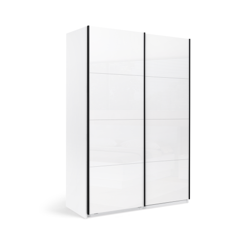 ШАФА-КУПЕ Міла Miromark 1,5х2,1м (*Двері Глянець Білий*)