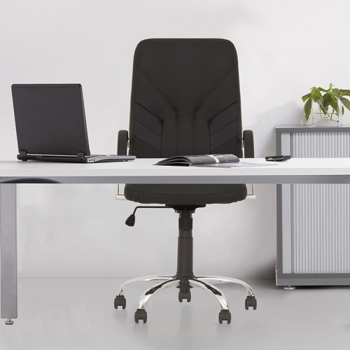 Офісне крісло Manager steel Tilt CHR68 Nowy Styl