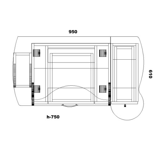 Компьютерный стол СУ-3 К Универсал ТИСА-мебель Компьютерный стол СУ-3 К Универсал ТИСА-мебель