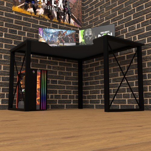 Геймерский угловой стол Rasin Loft-20