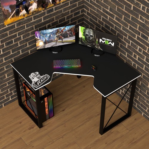 Геймерский угловой стол Rasin Loft-20