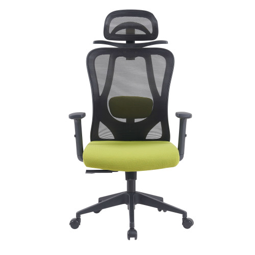 Крісло Island Black/Green Ergomix Чорний Зелений