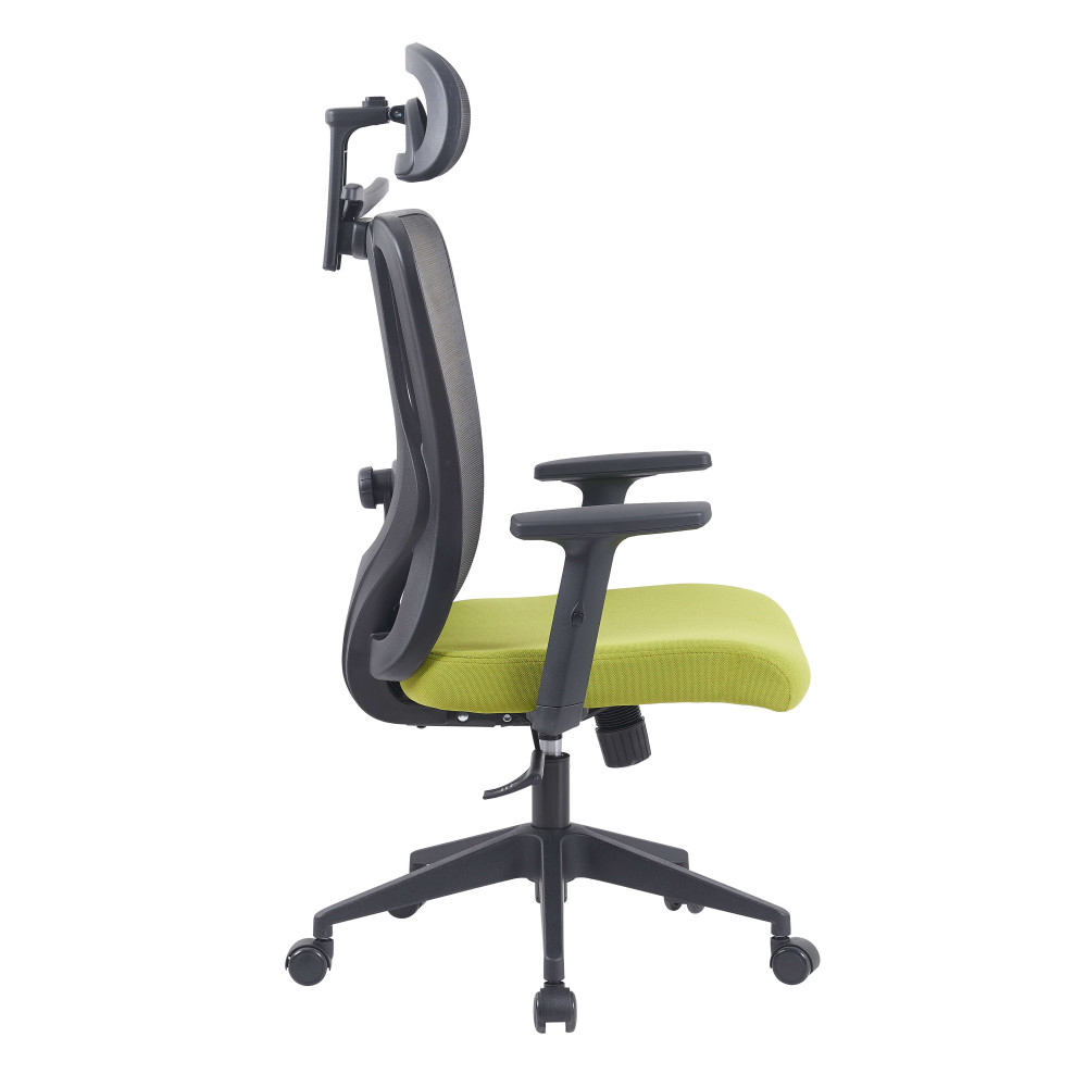 Крісло Island Black/Green Ergomix Чорний Зелений