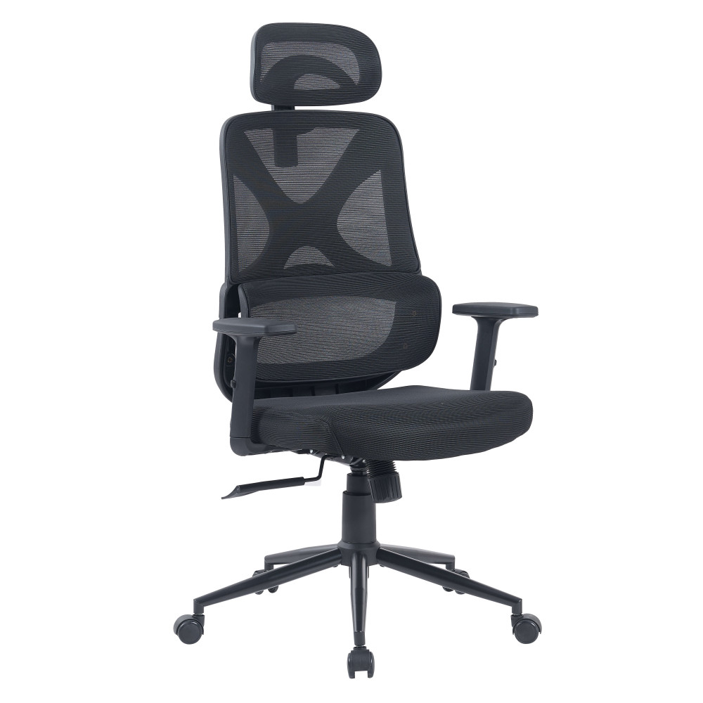 Крісло Level Black Ergomix Чорний