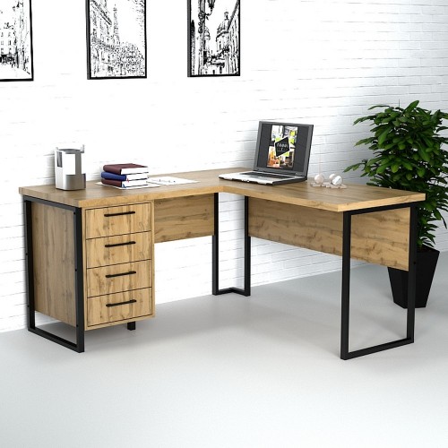 Кутовий стіл Gamma Style СУЛ-2 140х140