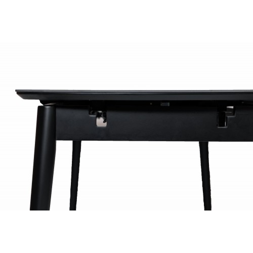 Стіл Berlin Ceramic 140(180)x80 чорний мат Signal-k