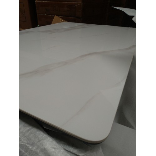 Стіл Berlin Ceramic 111(140)x75 білий глянець Signal-k