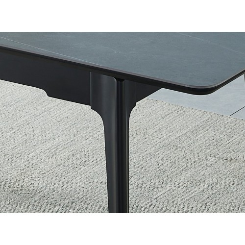 Стіл Berlin Ceramic 140(180)x80 сірий мат Signal-k