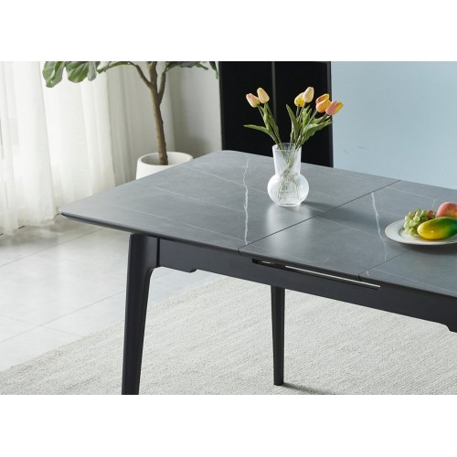 Стіл Berlin Ceramic 140(180)x80 сірий мат Signal-k